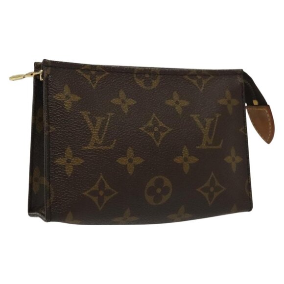 LOUIS VUITTON Monogram Poche Toilette 15 Pouch LV Auth - Picture 1 of 16